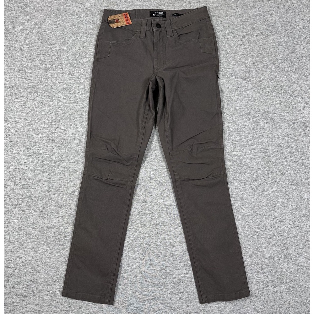 Off The Grid Trailblazer 5.0 Pants Mens 30x30 Gray Taper Fit Canvas Outdoor